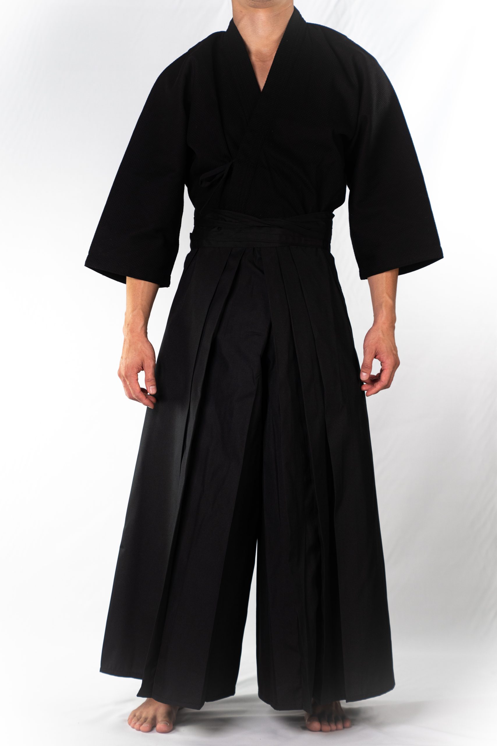 Men's Traditional Hakama Pants. Black. | Pac West Kimono